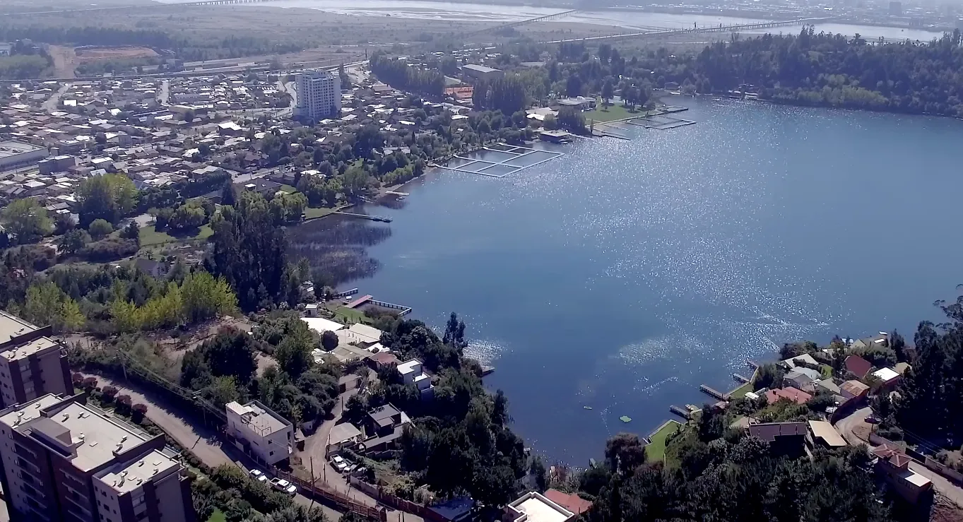 Paisaje de la Región de Región del Biobío, Chile, asociada a farmacias de turno